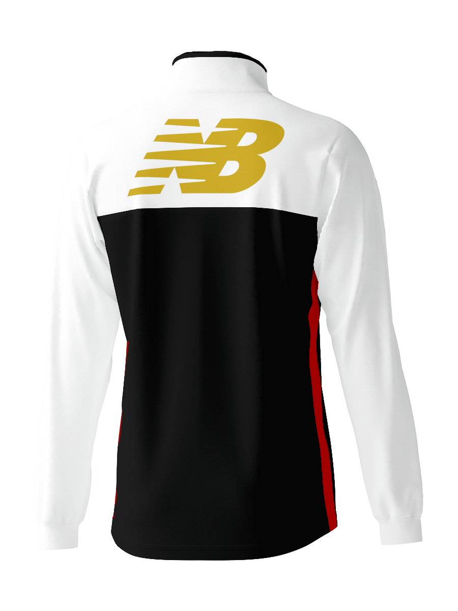 ハーフジップミドルレイヤー/バックプリントあり｜JUMC9412｜｜オリジナルユニフォーム | NEW BALANCE TEAM ORDER